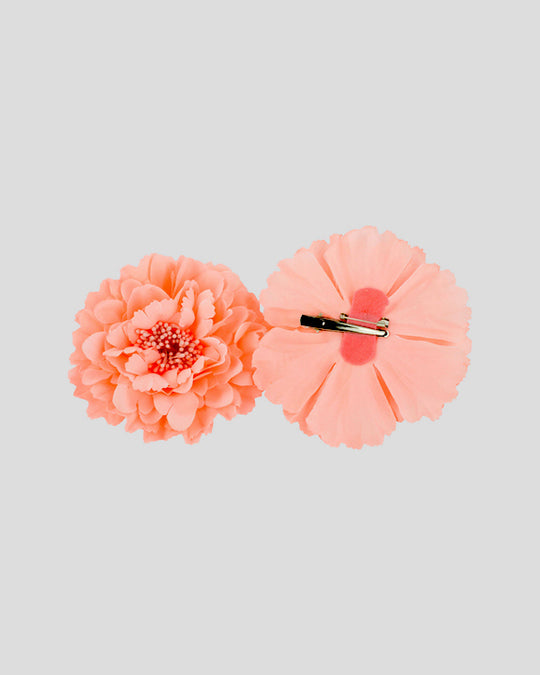 MARIA CLIPS (fluoro-peach) - FORD MILLINERY