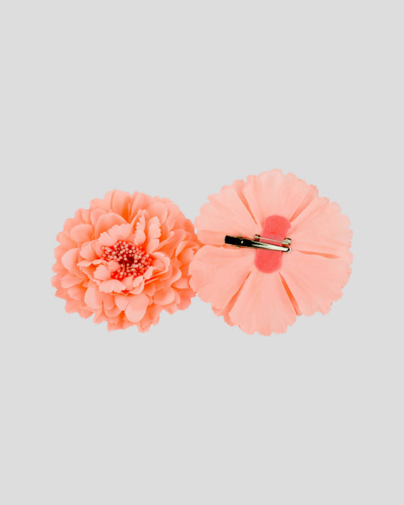 MARIA CLIPS (fluoro-peach) - FORD MILLINERY