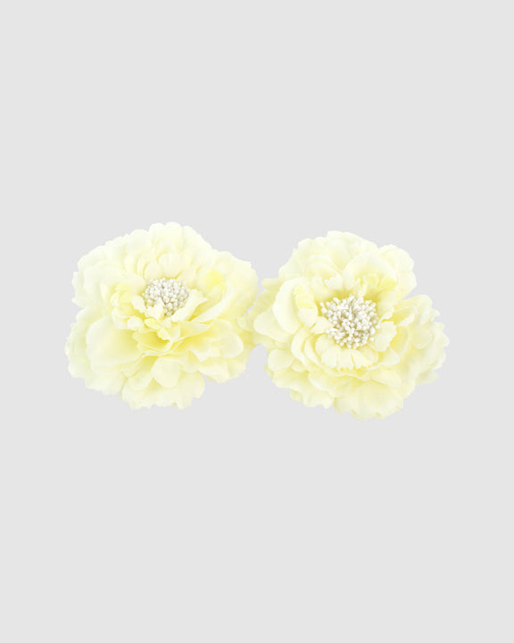MARIA CLIPS (white) by FORD MILLINERY