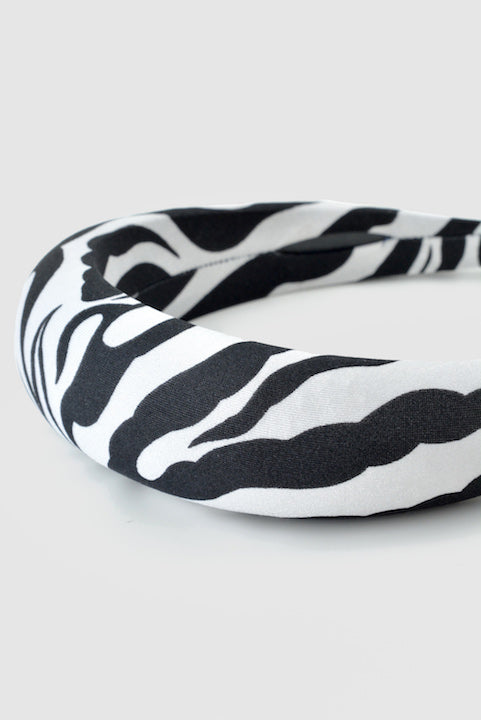 MONICA (zebra) by FORD MILLINERY- detail