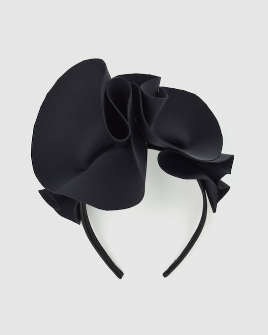 POPPY SPRING (black) by FORD MILLINERY