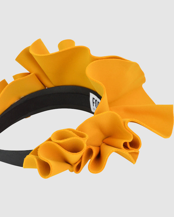 POPPY (mustard) by FORD MILLINERY
