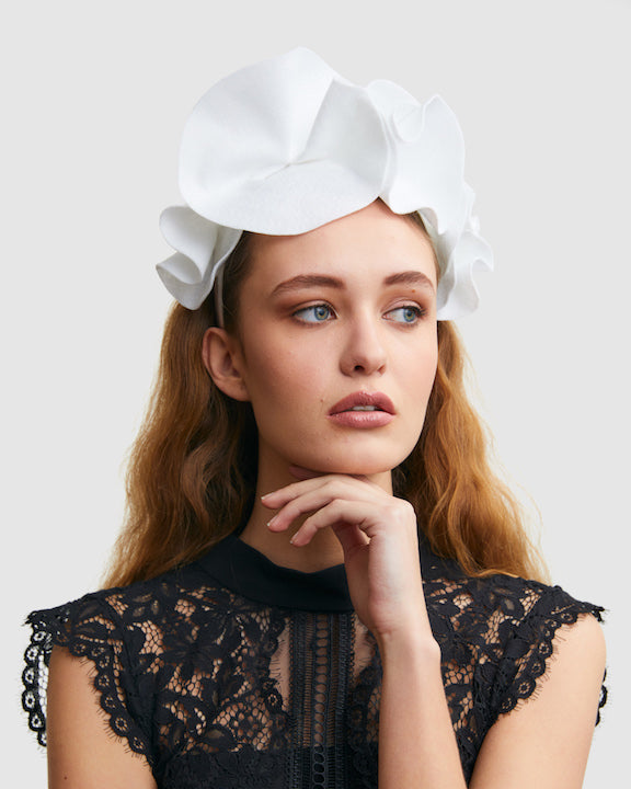 POPPY (white) - FORD MILLINERY