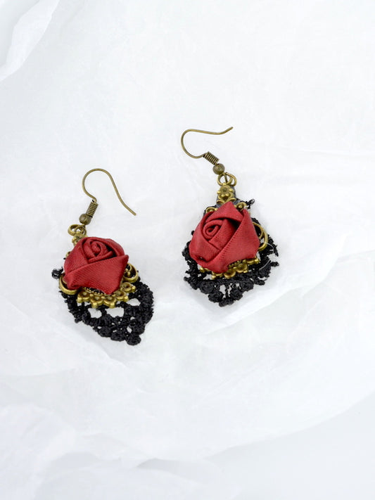 LACE AND ROSE DROPS - FORD MILLINERY