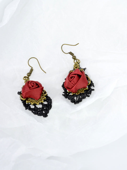 LACE AND ROSE DROPS - FORD MILLINERY