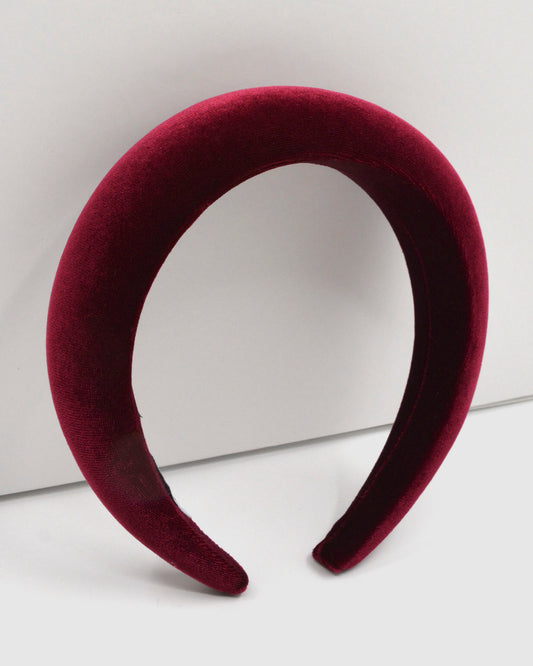 MONICA Headband (burgundy velvet)