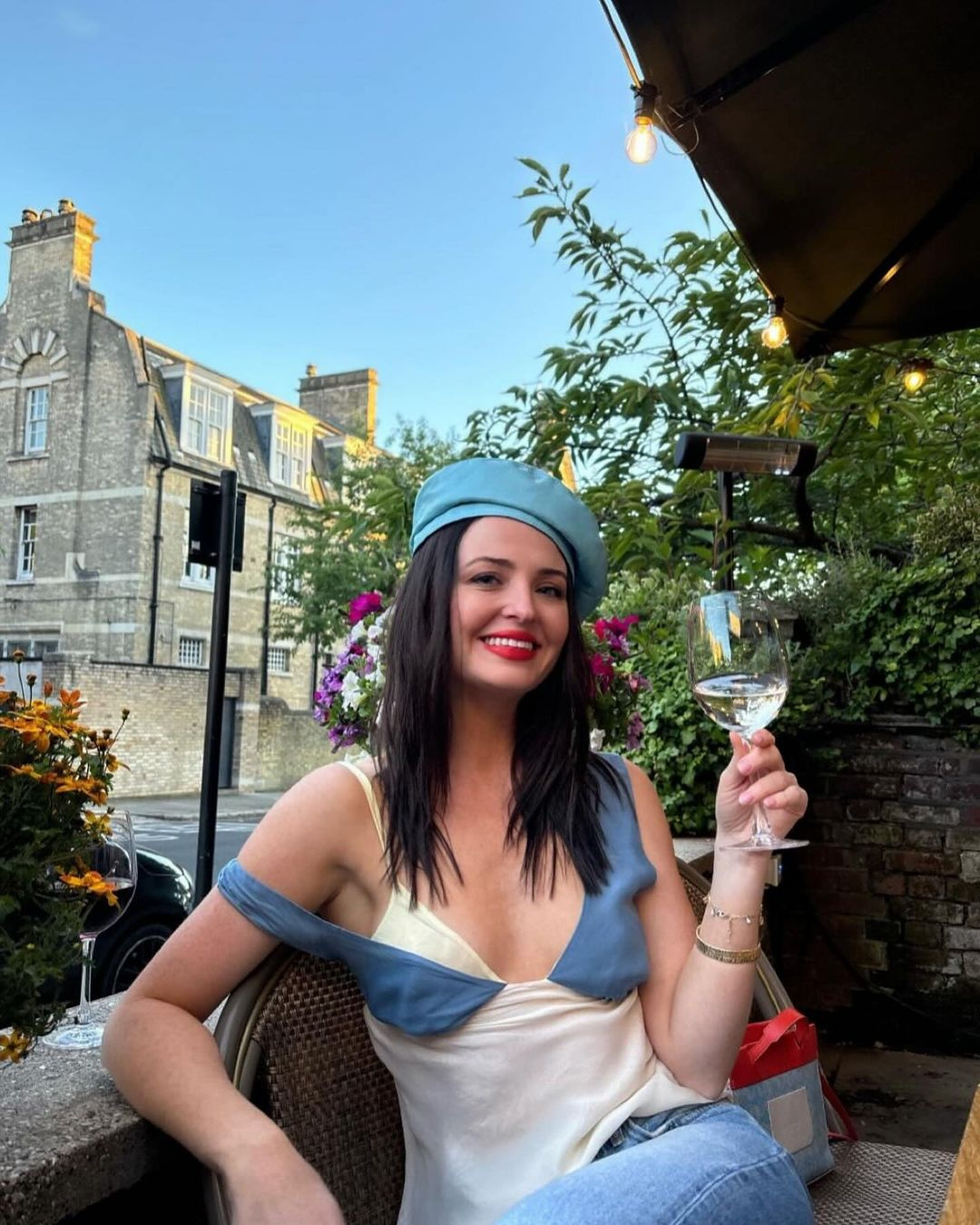 Charlotte Chimes Wearing Our SLICK Beret FORD MILLINERY charlotte-chimes-wearing-our-slick-beret-ford-millinery