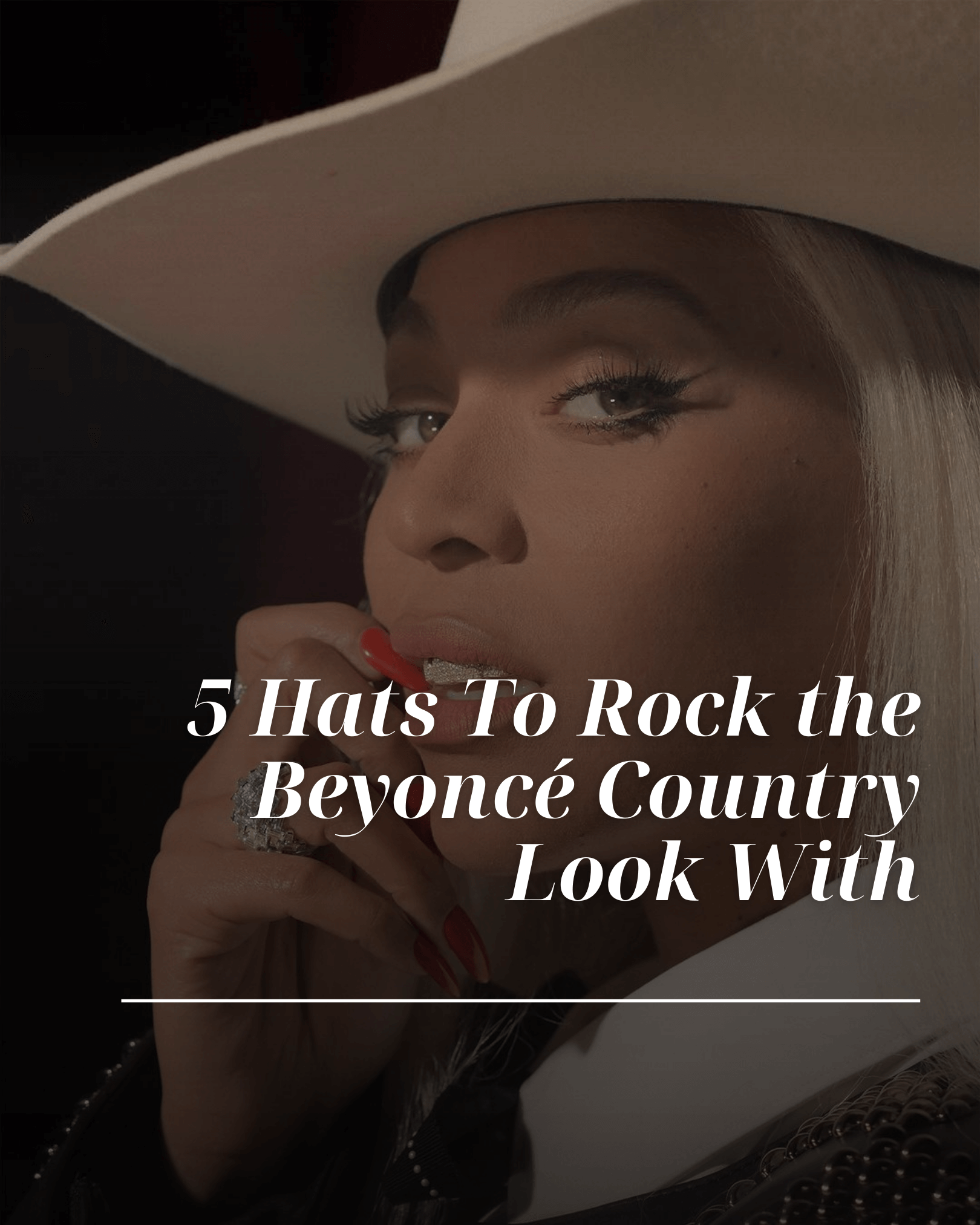 How To Ace the Country Cool Look Like Beyoncé