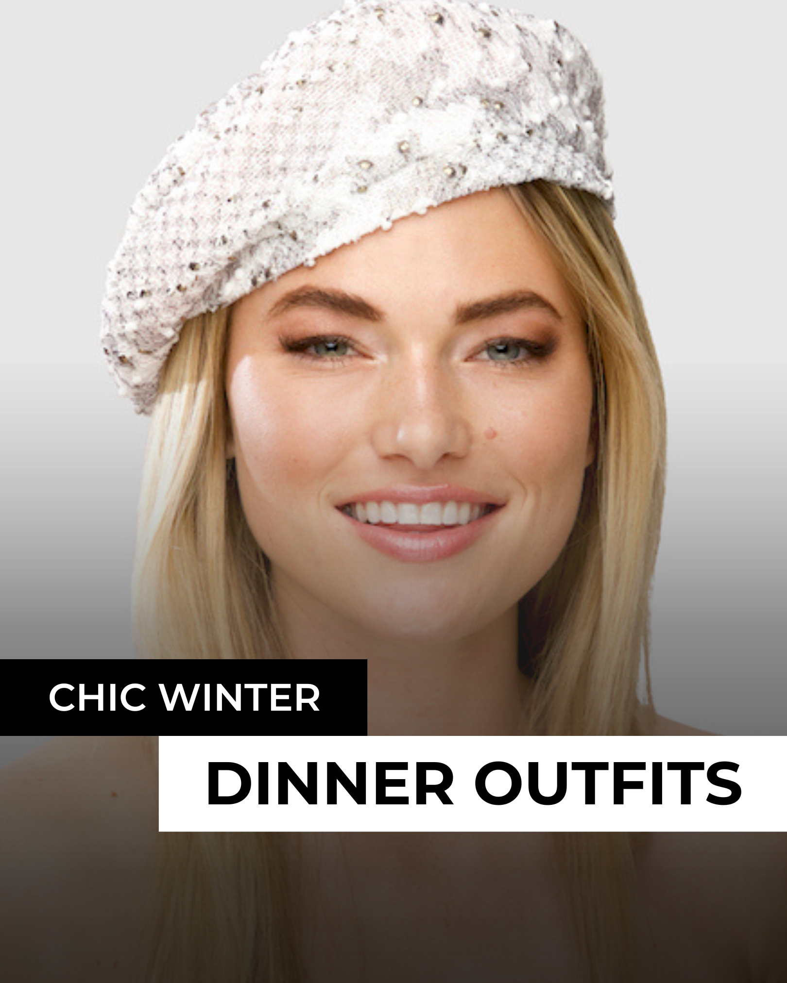 Chic Winter Dinner Outfits: The Perfect Ensemble with Eye-Catching Headwear