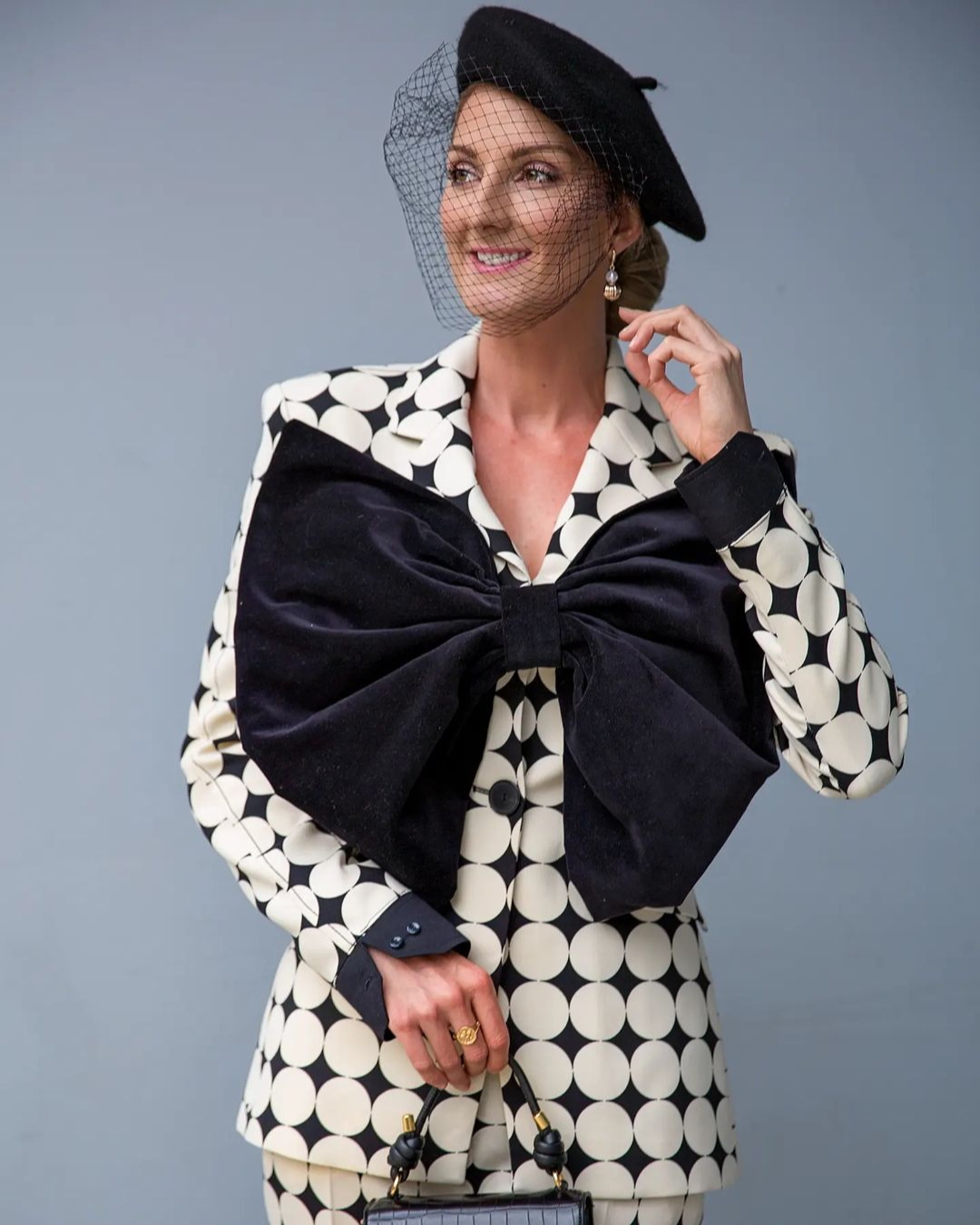 Kerrie Flentjar wearing a custom beret
