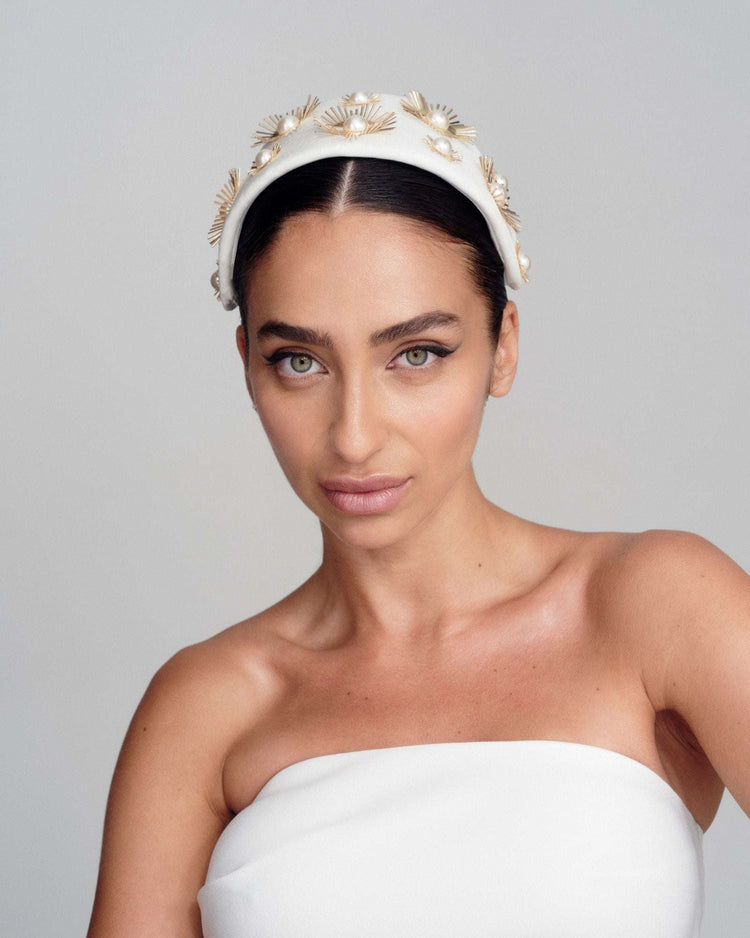 SOL Matte Cream & Gold - FORD MILLINERY
