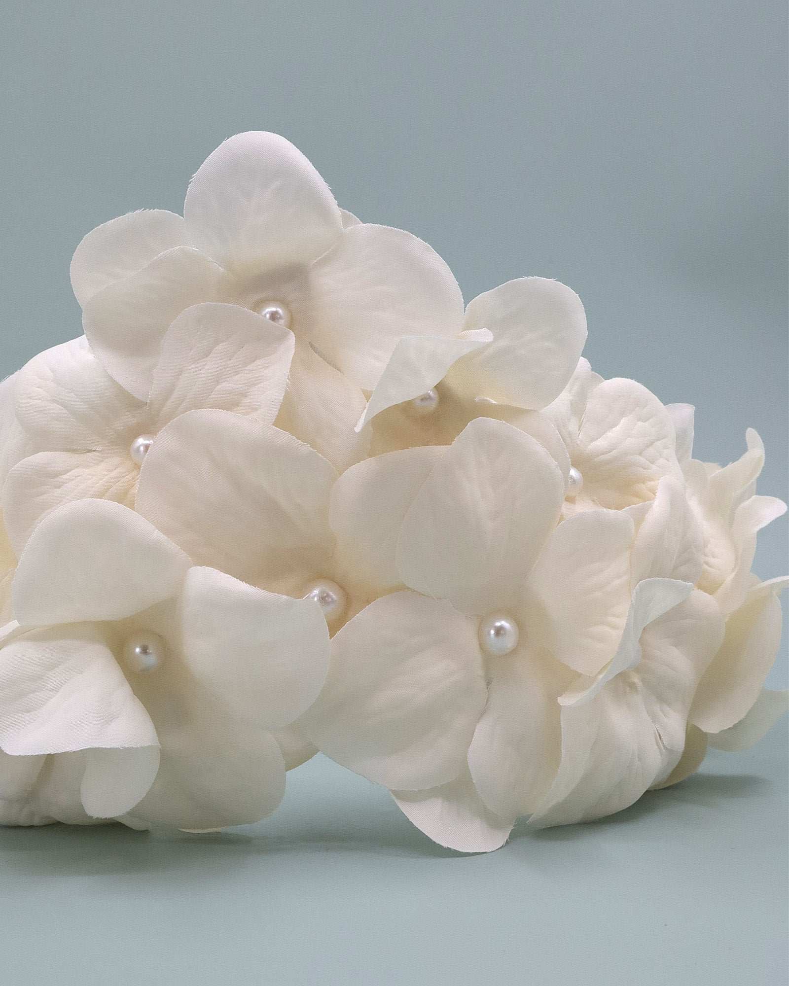 AVERY | Bridal headpiece with floral embellishments – FORD MILLINERY