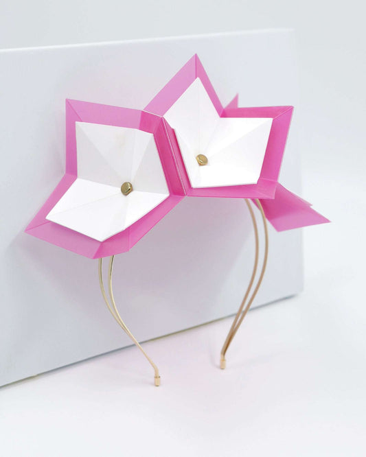 BALMAIN (pink w- white) - FORD MILLINERY
