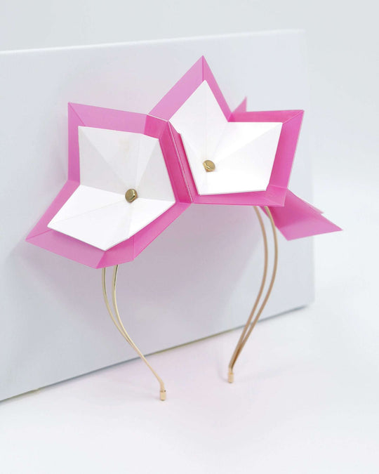 BALMAIN (pink w- white) - FORD MILLINERY