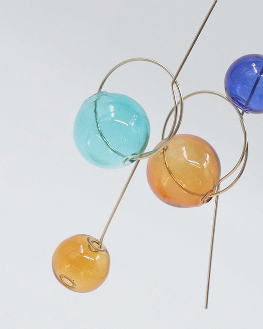 BERYL (orange & blue) - FORD MILLINERY