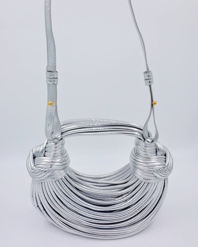 CARMEN bag (silver) Default Title - FORD MILLINERY