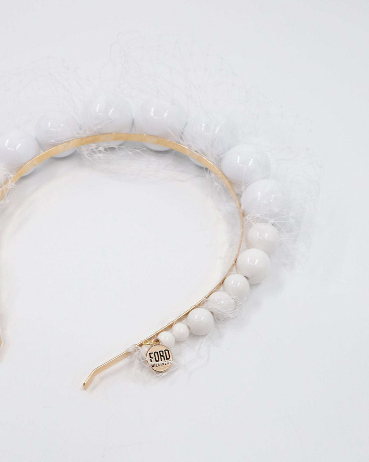 CAMILLA (white) - FORD MILLINERY