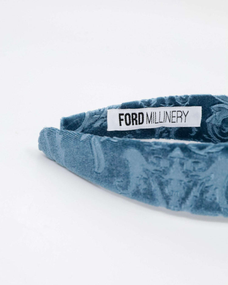 DERINYA Flat (antique blue) - FORD MILLINERY