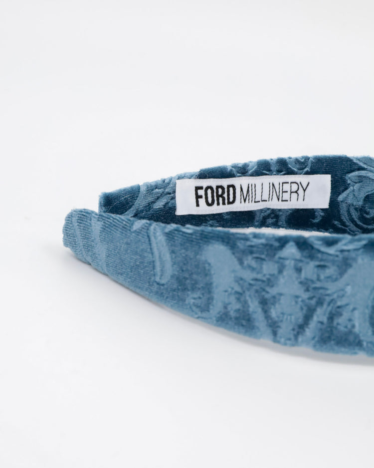 DERINYA Flat Headband (antique blue)