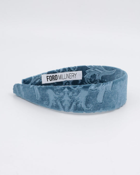 DERINYA Flat Headband (antique blue)