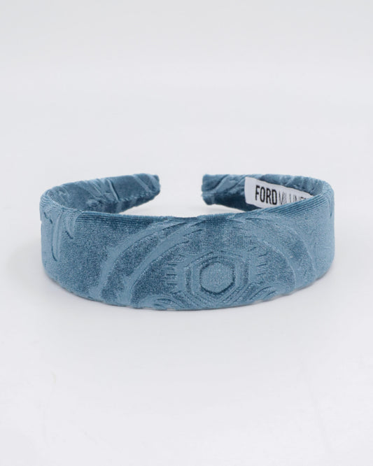 DERINYA Flat Headband (antique blue)