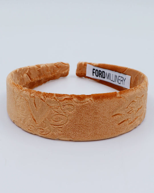 DERINYA Flat Headband (orange)