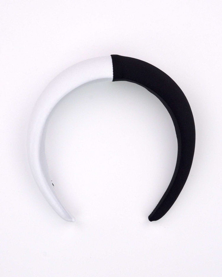 LANA PADDED HEADBAND (Black & White) - FORD MILLINERY