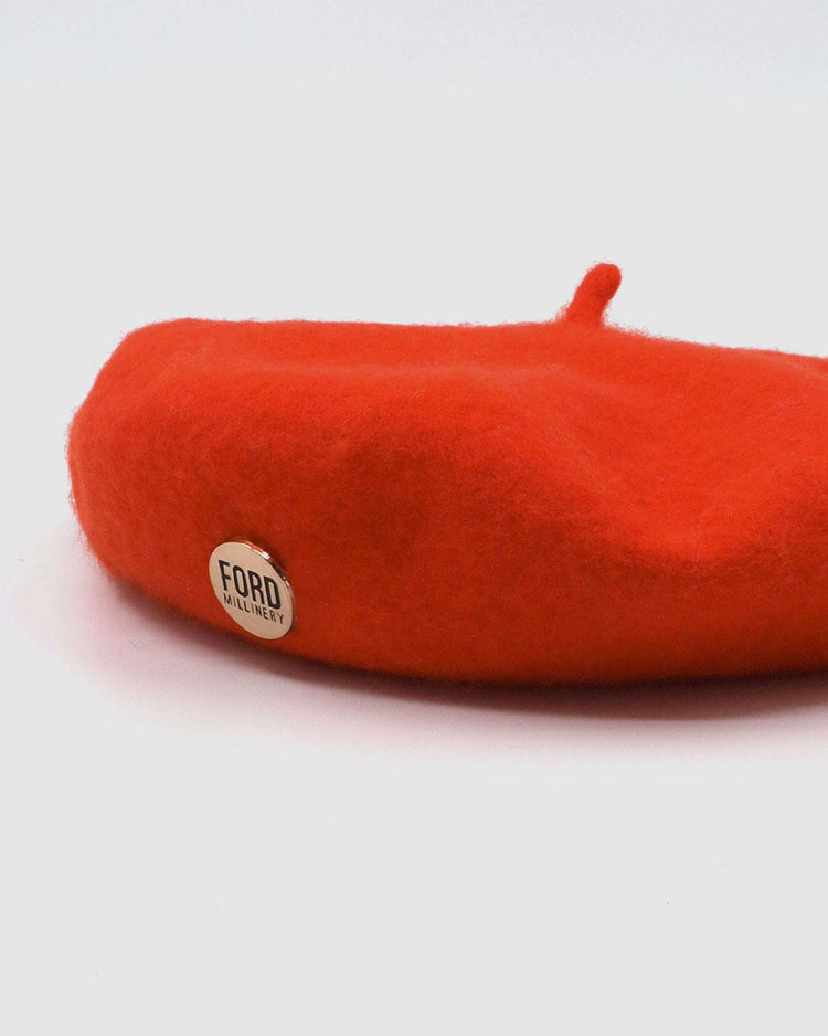 EMILY (orange) - FORD MILLINERY