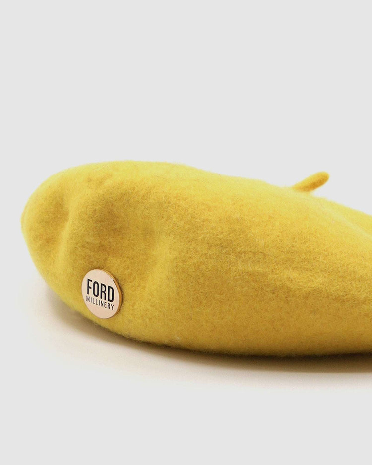 EMILY (yellow) - FORD MILLINERY