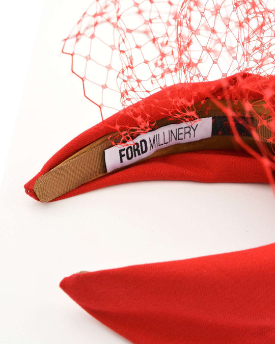 EZRA (red) - FORD MILLINERY