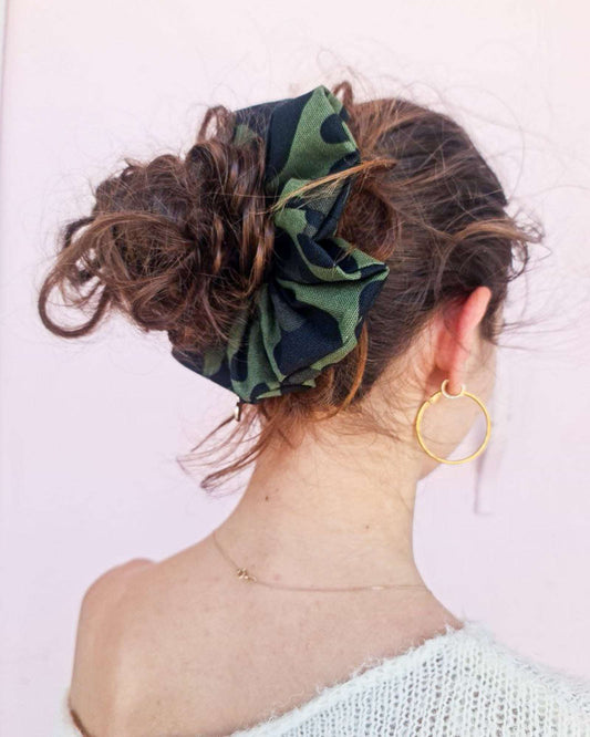 SCRUNCHIE (camo cheetah)