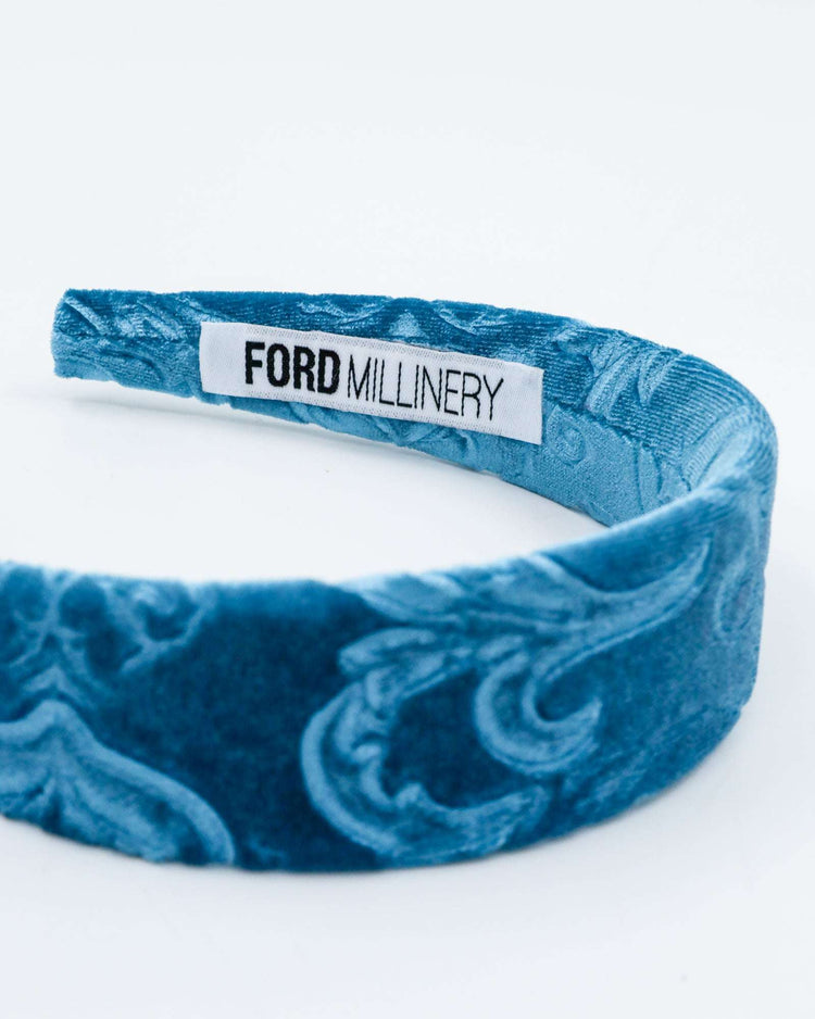 DERINYA Flat Headband (blue lagoon)