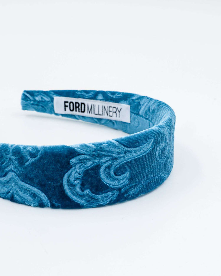 DERINYA Flat Headband (blue lagoon)