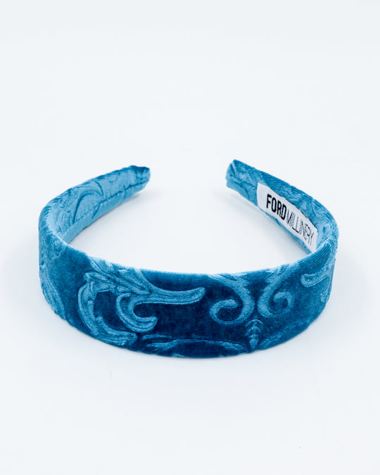 DERINYA Flat Headband (blue lagoon)