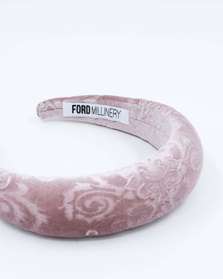 DERINYA Padded Headband (ash lilac)