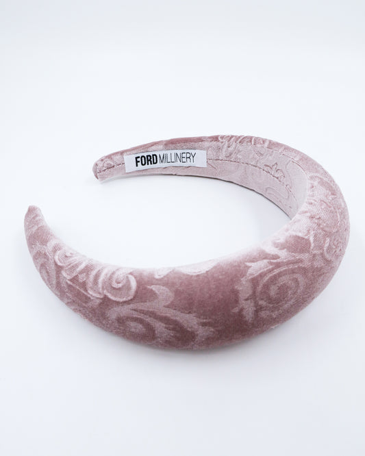 DERINYA Padded Headband (ash lilac)