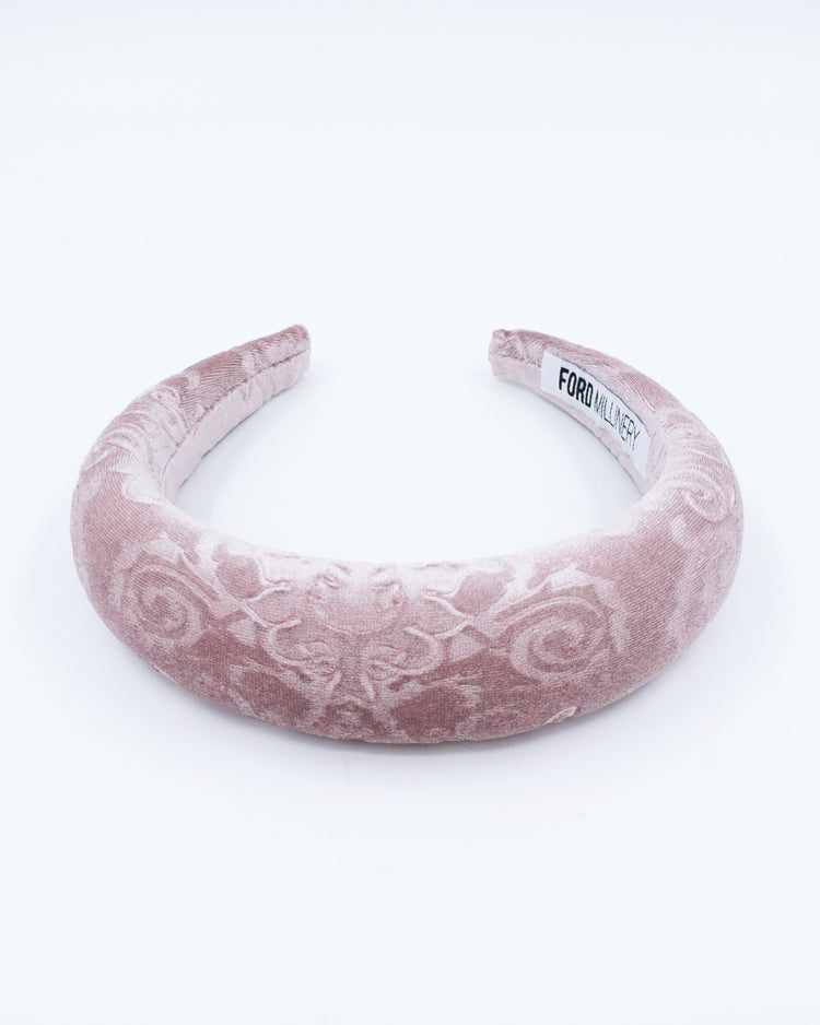 DERINYA Padded Headband (ash lilac)