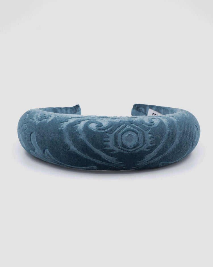 DERINYA Padded Headband (antique blue)