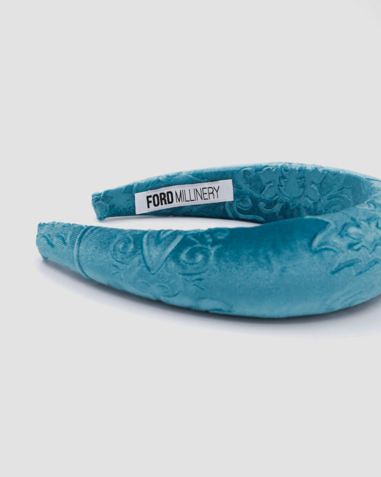 DERINYA Padded Headband (blue lagoon)