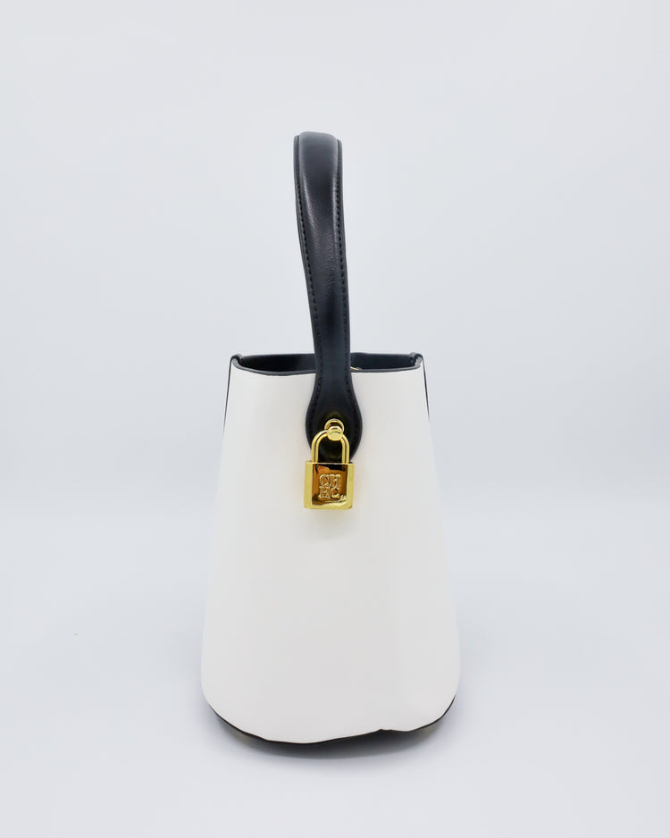 LANA BAG (black and white) - FORD MILLINERY