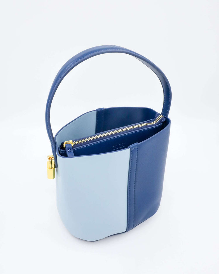 LANA BAG (navy and light blue) - FORD MILLINERY