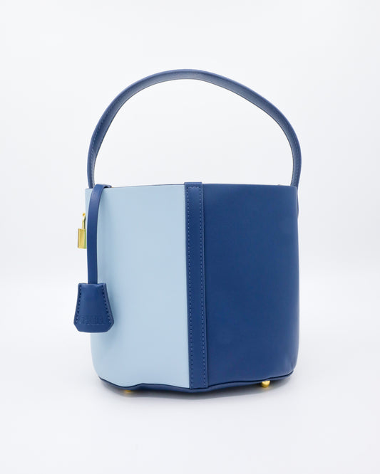 LANA BAG (navy and light blue) - FORD MILLINERY