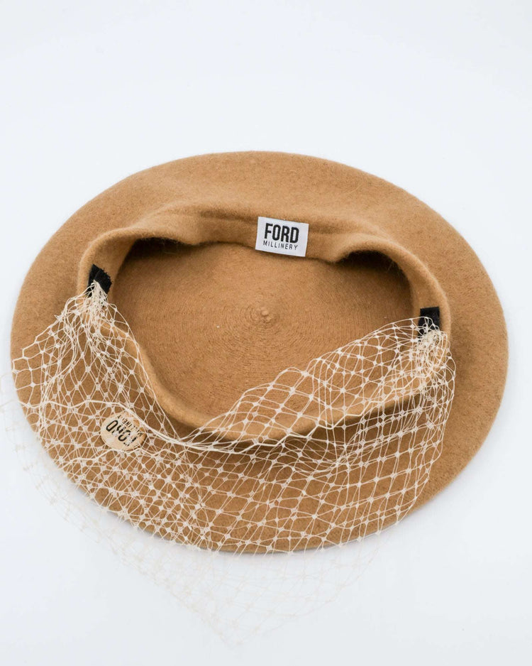 NIKKI (tan) - FORD MILLINERY
