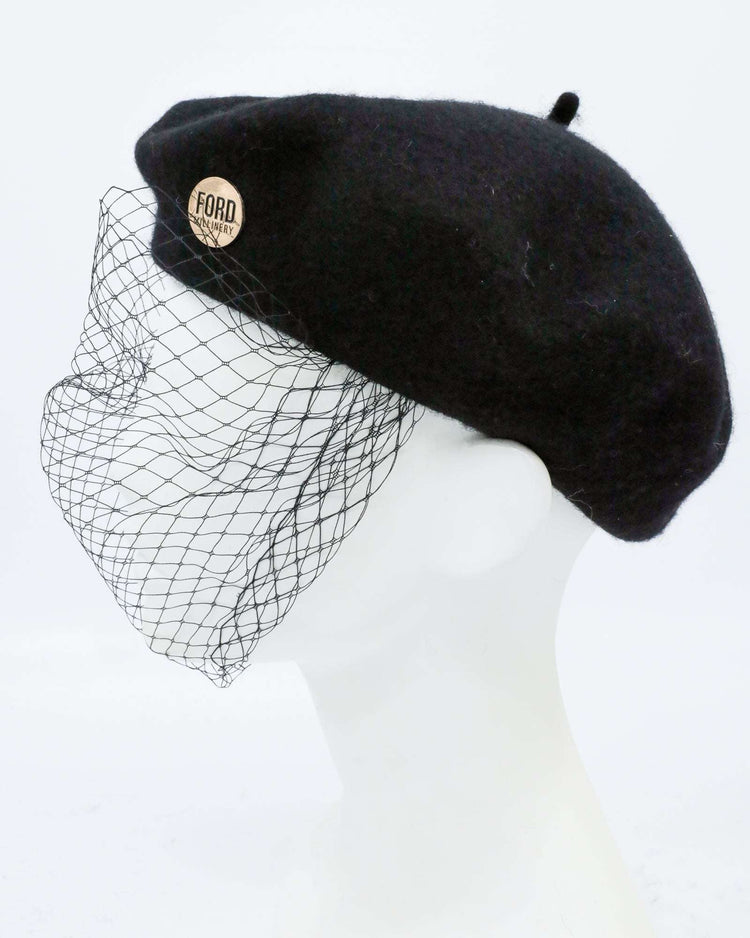 NIKKI (black) - FORD MILLINERY