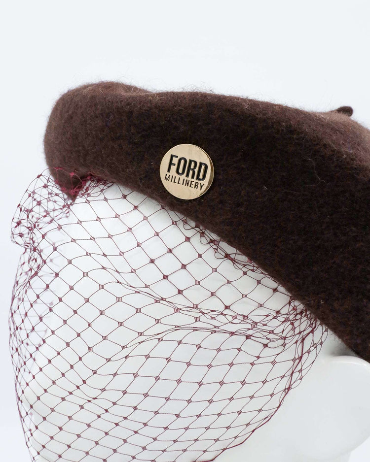 NIKKI (brown) - FORD MILLINERY