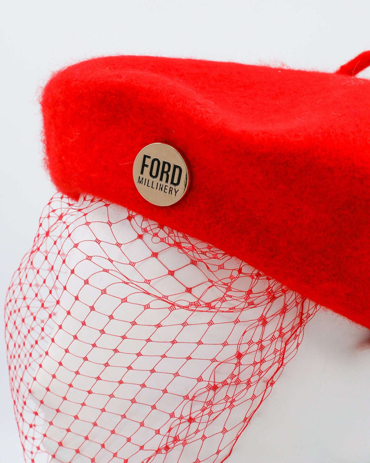 NIKKI (red) - FORD MILLINERY
