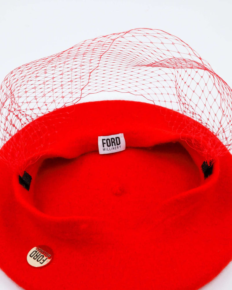 NIKKI (red) - FORD MILLINERY