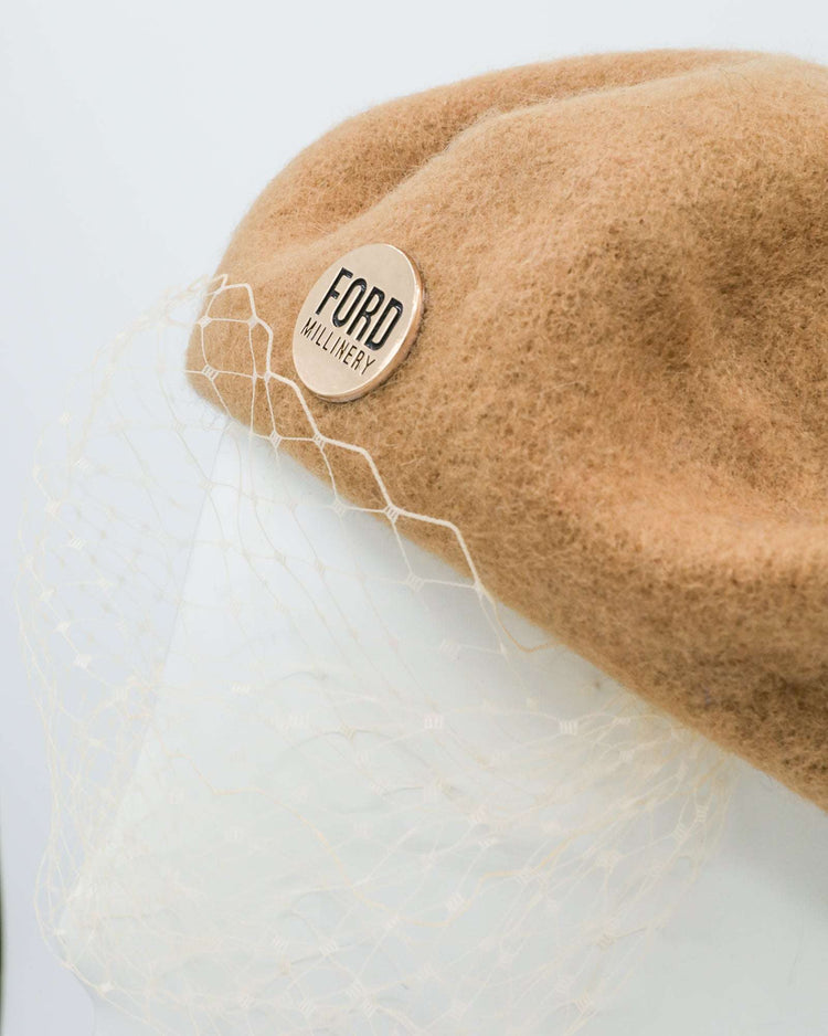NIKKI (tan) - FORD MILLINERY