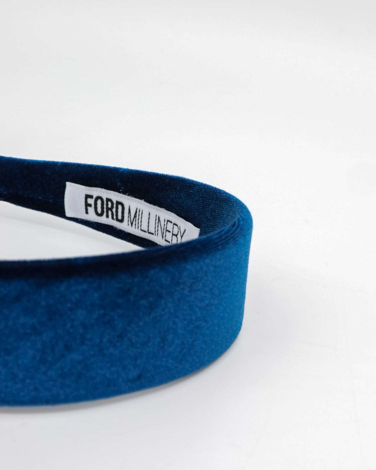 PHAT Headband (navy blue) - FORD MILLINERY