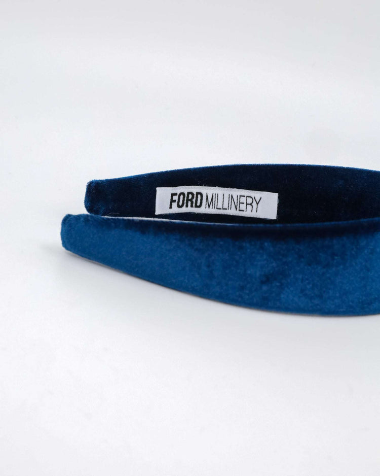 PHAT Headband (navy blue) - FORD MILLINERY